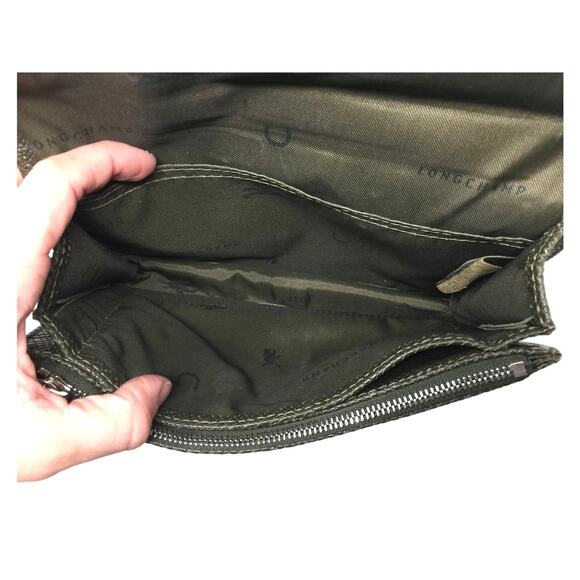 Longchamp Compact Pebbled Leather Crossbody Bag - Picture 5 of 16